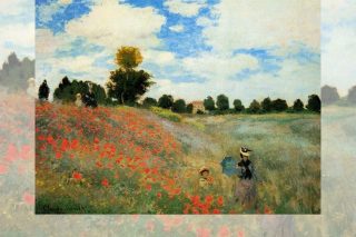 The Poppy Field near Argenteuil Claude Monet